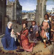 Gerard David The Adoration ofthe Kings Germany oil painting artist